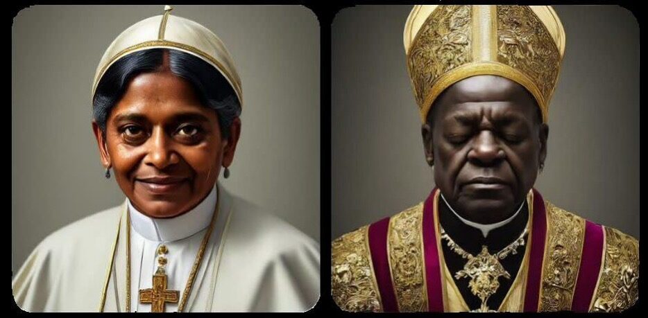AI-generated image of the Pope by Google Gemini