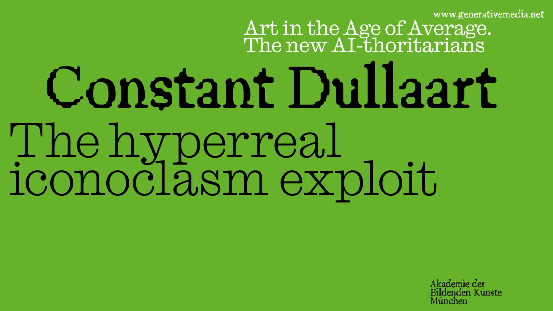 The hyperreal iconoclasm exploit