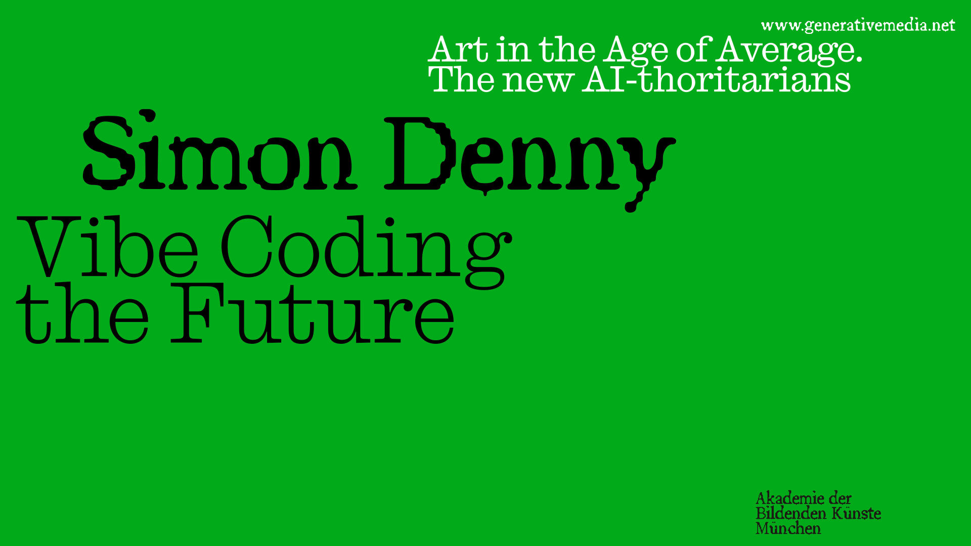 Vibe-coding the future